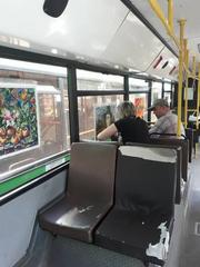 Выставка детских работ в городских автобусах