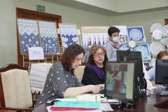 Мастер класс по созданию вытинанки для коллег из Новосибирской области